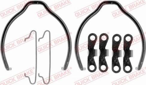 OJD Quick Brake 105-0721 - Σετ βοηθ. εξαρτημάτων, σιαγόνες χειρόφρενου parts5.com