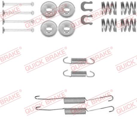 OJD Quick Brake 1050778 - Komplet pribora, kočne čeljusti www.parts5.com