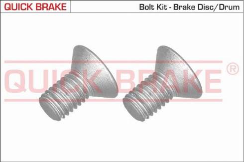 OJD Quick Brake 11669K - Bolt, brake disc www.parts5.com