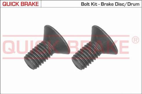 OJD Quick Brake 11665K - Bolt, brake disc www.parts5.com