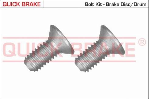 OJD Quick Brake 11671K - Bolt, brake disc www.parts5.com