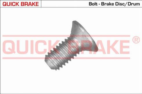 OJD Quick Brake 11671 - Bolt, brake caliper www.parts5.com