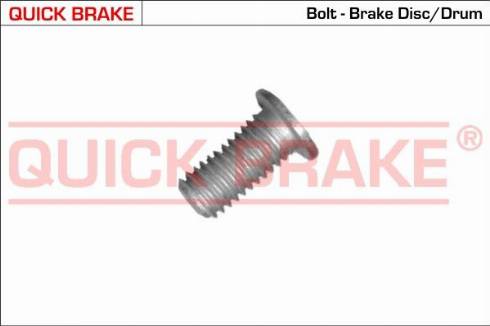 OJD Quick Brake 11672 - Bolt, brake caliper www.parts5.com