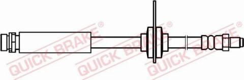 OJD Quick Brake 32.711 - Przewód hamulcowy elastyczny www.parts5.com