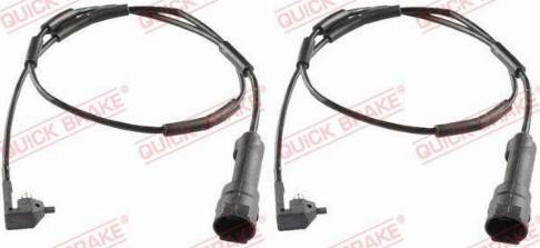 OJD Quick Brake WS 0129 A - Προειδοπ. επαφή, φθορά υλικού τριβής των φρένων www.parts5.com