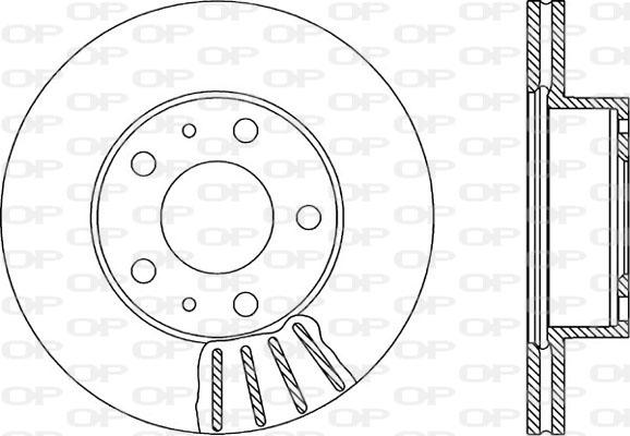 CITROËN 1606321680 - Brzdový kotúč www.parts5.com