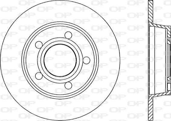 KRAFT AUTOMOTIVE 6050207 - Disc frana www.parts5.com