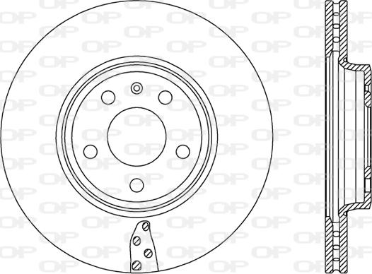 KRAFT AUTOMOTIVE 6040009 - Disc frana www.parts5.com