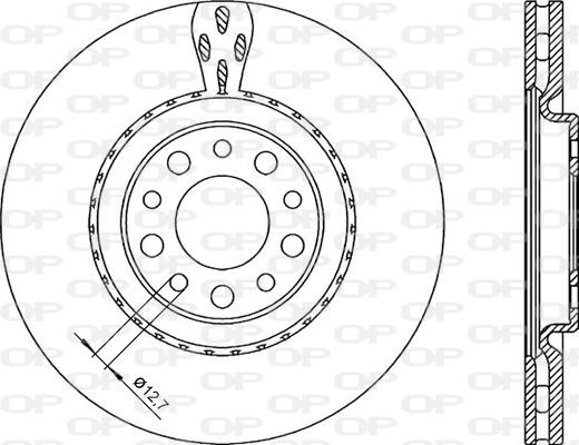 ATE 24.0128-0191.1 - Disco de freno www.parts5.com