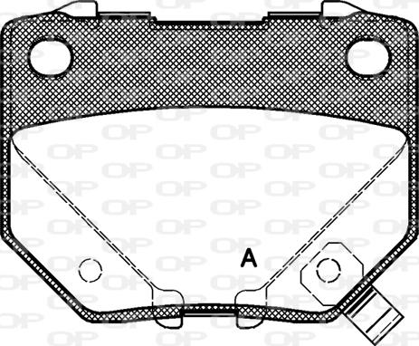 AISIN SS873-S - Komplet zavornih oblog, ploscne (kolutne) zavore parts5.com