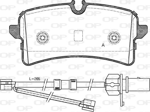 Porsche 95B698451J - Sada brzdových platničiek kotúčovej brzdy www.parts5.com