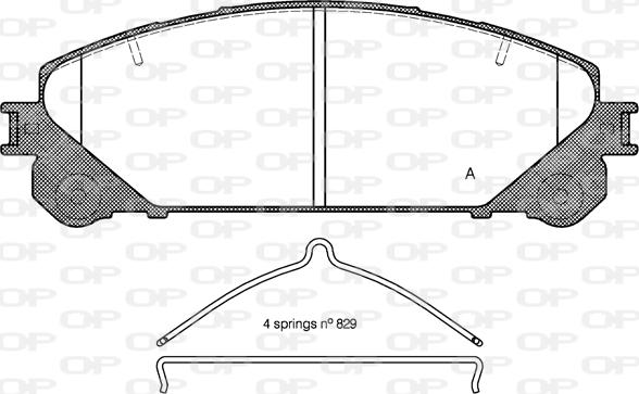 Subaru 0446578020 - Brake Pad Set, disc brake parts5.com