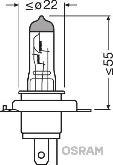 Osram 64193NBS - Ampul, uzun huzme far www.parts5.com