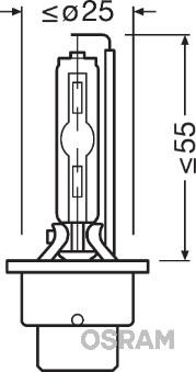 Osram 66240CLC - Bec, far faza lunga www.parts5.com