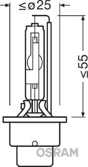 Osram 66250 - Λυχνία, μεγάλα φώτα www.parts5.com