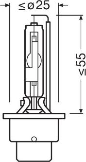 Osram 66250CBN - Bec, far faza lunga www.parts5.com