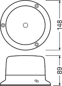 Osram RBL102 - Rotating Beacon www.parts5.com