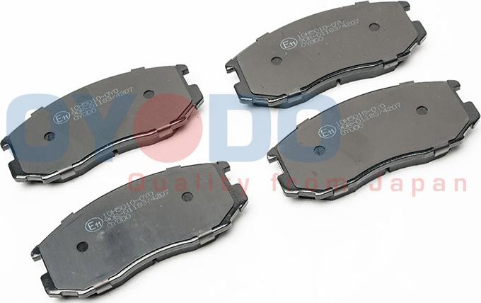 Oyodo 10H5010-OYO - Set placute frana,frana disc www.parts5.com