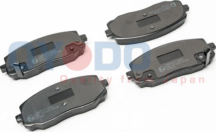 Oyodo 10H0317-OYO - Set placute frana,frana disc www.parts5.com