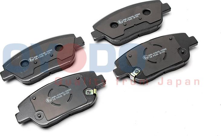 Oyodo 10H0339-OYO - Set placute frana,frana disc www.parts5.com