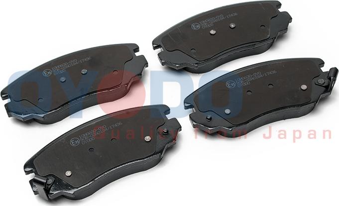 Oyodo 10H0A30-OYO - Brake Pad Set, disc brake www.parts5.com