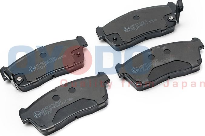 Oyodo 10H8013-OYO - Brake Pad Set, disc brake www.parts5.com