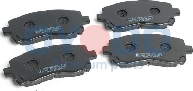 Oyodo 10H7009-OYO - Brake Pad Set, disc brake www.parts5.com