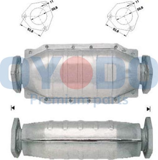 Oyodo 10N0095-OYO - Catalytic Converter www.parts5.com