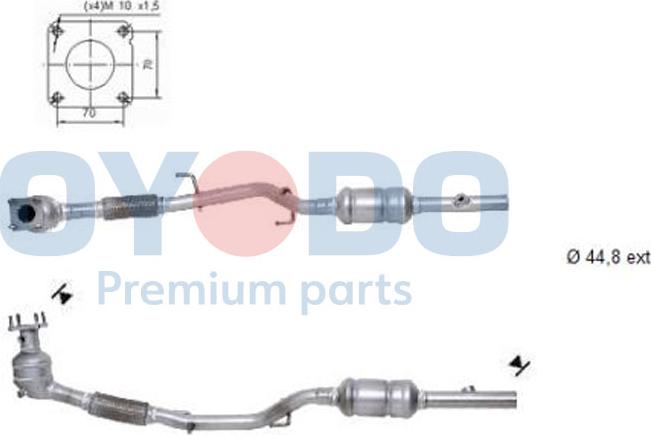 Oyodo 10N0090-OYO - Καταλύτης www.parts5.com