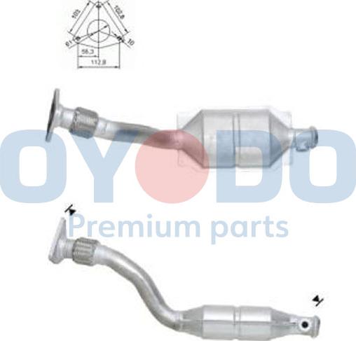 Oyodo 10N0059-OYO - Катализатор www.parts5.com