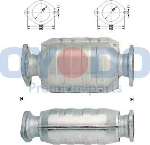 Oyodo 10N0033-OYO - Catalizator www.parts5.com