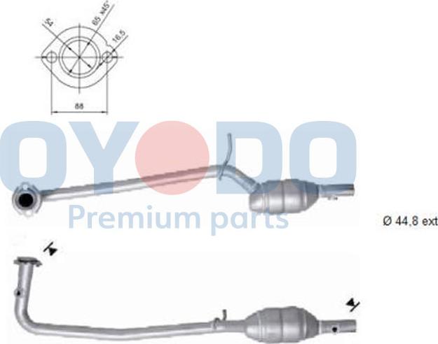 Oyodo 10N0078-OYO - Catalizador www.parts5.com