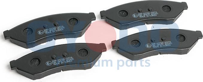 Oyodo 20H0004-OYO - Brake Pad Set, disc brake www.parts5.com