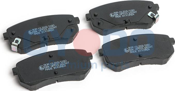 Oyodo 20H0307-OYO - Brake Pad Set, disc brake www.parts5.com