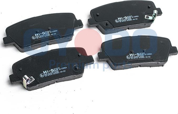 Oyodo 20H0317-OYO - Brake Pad Set, disc brake www.parts5.com