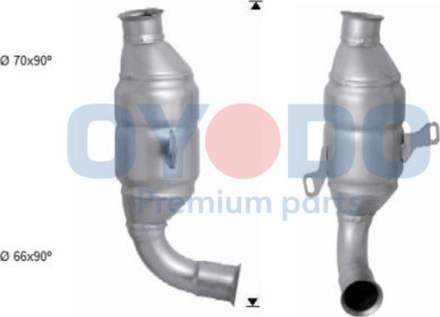 Oyodo 20N0062-OYO - Catalytic Converter www.parts5.com