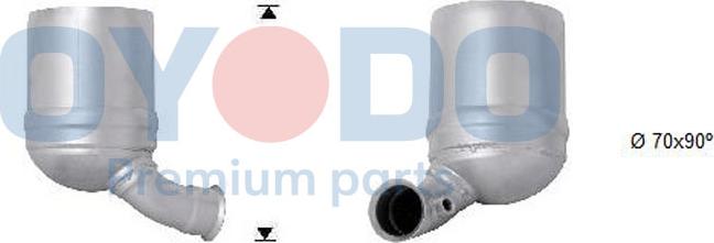 Oyodo 20N0012-OYO - Filter sadzí / pevných častíc výfukového systému www.parts5.com