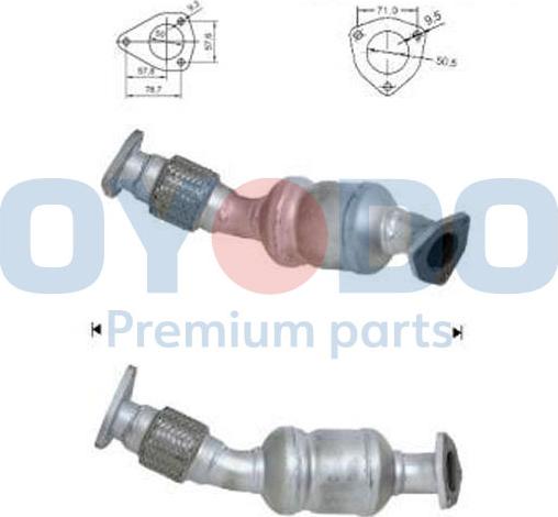 Oyodo 20N0017-OYO - Catalytic Converter parts5.com