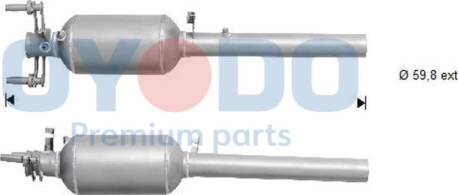 Oyodo 20N0085-OYO - Soot / Particulate Filter, exhaust system www.parts5.com