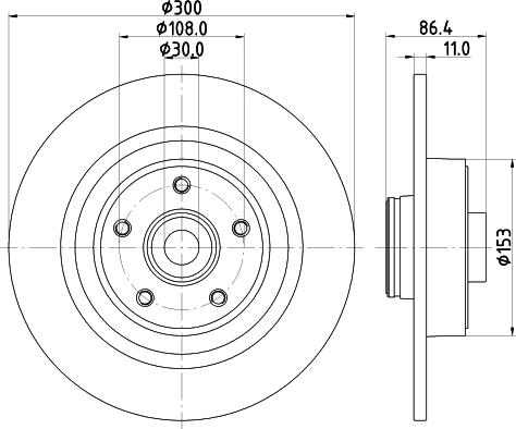 Swag 60 94 4018 - Тормозной диск www.parts5.com