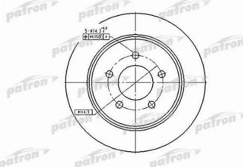 KRAFT AUTOMOTIVE 6058510 - Тормозной диск www.parts5.com