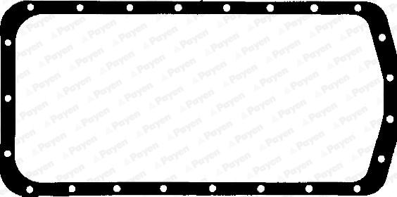 Payen JJ283 - Gasket, oil sump www.parts5.com