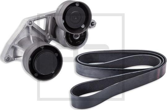 PE Automotive 100.221-00A - V-Ribbed Belt Set parts5.com