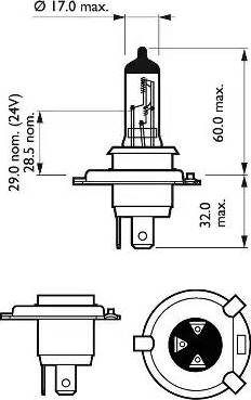 PHILIPS 12569RAC1 - Bulb, spotlight www.parts5.com