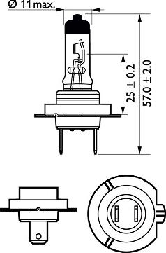 PHILIPS 12972XVPB1 - Bulb, spotlight www.parts5.com