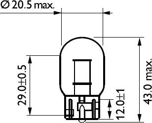 PHILIPS 12065B2 - Bec, semnalizator www.parts5.com