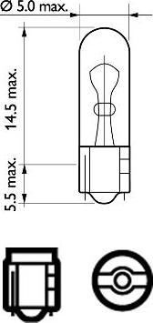 PHILIPS 12061CP - Крушка с нагреваема жичка, стоп светлини www.parts5.com