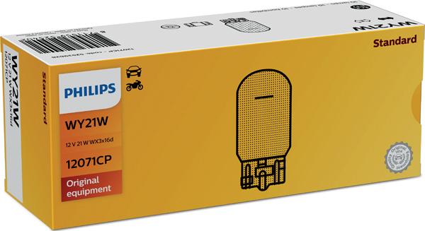 PHILIPS 12071CP - Лампа накаливания, фонарь указателя поворота www.parts5.com