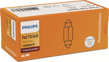 PHILIPS 12866CP - Λυχνία, φωτ. πινακ. κυκλοφορίας www.parts5.com