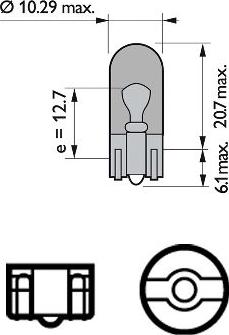 PHILIPS 12396NACP - Glühlampe, Blinkleuchte www.parts5.com